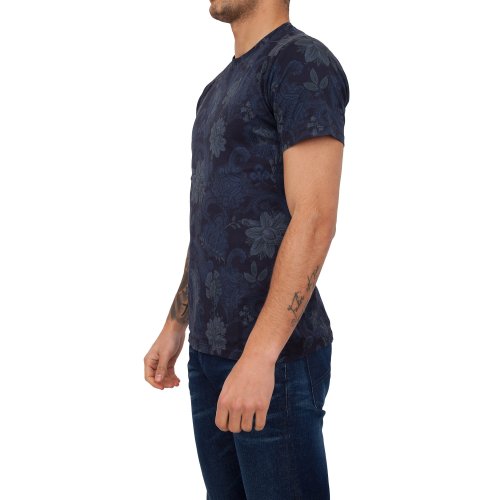 Мужская футболка ETRO T-SHIRT M/C REGULAR BLU