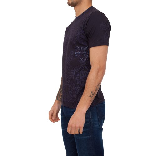 Мужская футболка ETRO T-SHIRT M/C REGULAR BLU