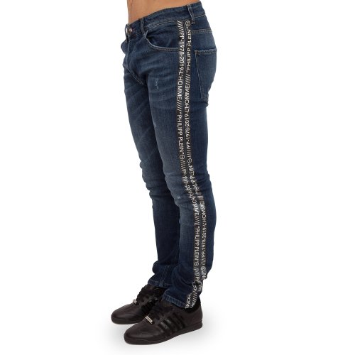 Чоловічі джинси PHILIPP PLEIN SUPER STRAIGHT CUT BLU DENIM