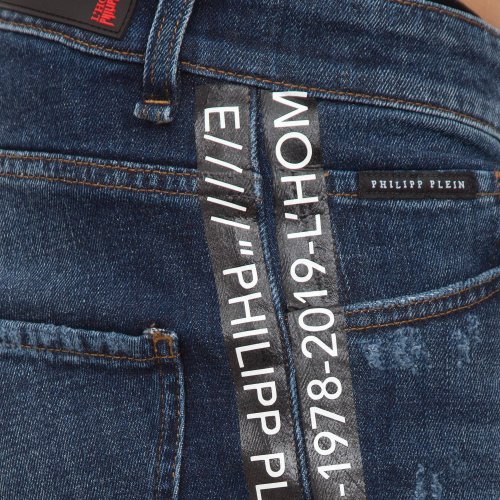 Чоловічі джинси PHILIPP PLEIN SUPER STRAIGHT CUT BLU DENIM
