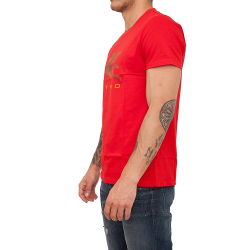 Мужская футболка ETRO T-SHIRT M/C REGULAR ROSSO
