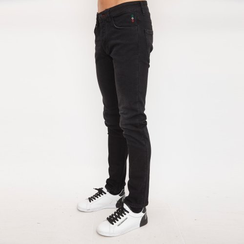 Чоловічі джинси PHILIPP PLEIN Super Straight Cut Istitutional NERO