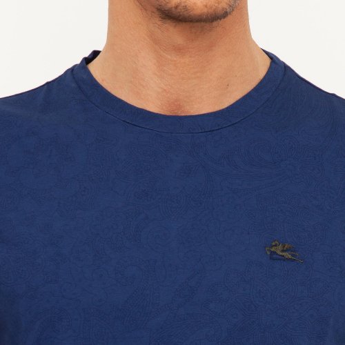 Мужская футболка ETRO T-SHIRT BLU