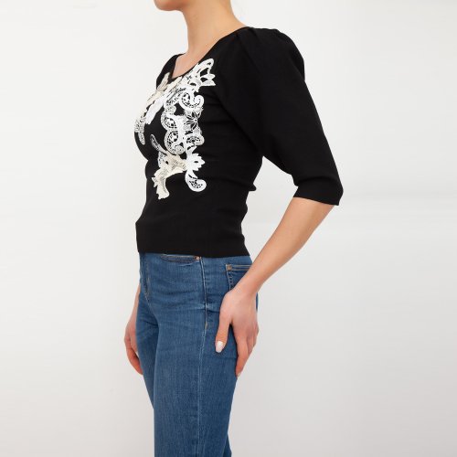 Жіночий светр TWIN-SET MAGLIA NERO