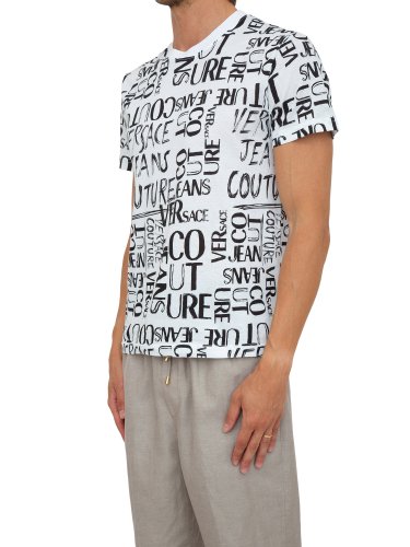 Мужская футболка VERSACE JEANS COUTURE  MAGLIETTA T-SHIRT (GENERICO) BIANCO