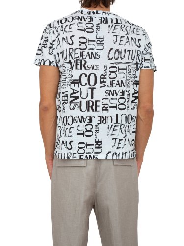 Мужская футболка VERSACE JEANS COUTURE  MAGLIETTA T-SHIRT (GENERICO) BIANCO