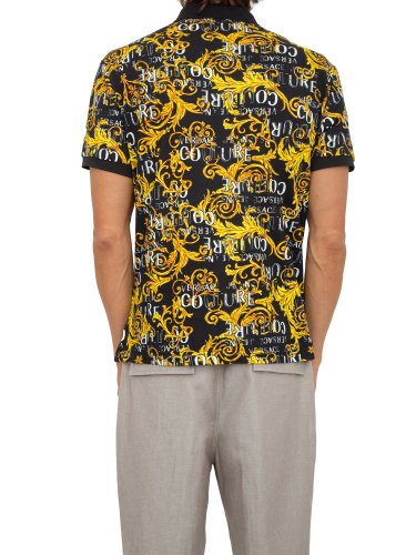 Чоловіче поло VERSACE JEANS COUTURE POLO M/C NERO
