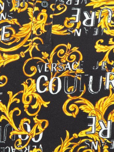Чоловіче поло VERSACE JEANS COUTURE POLO M/C NERO
