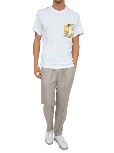 Мужская футболка VERSACE JEANS COUTURE MAGLIETTA T-SHIRT (GENERICO) BIANCO