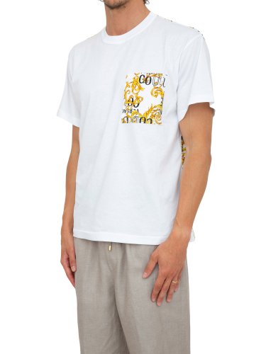 Мужская футболка VERSACE JEANS COUTURE MAGLIETTA T-SHIRT (GENERICO) BIANCO