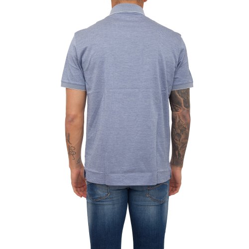 Чоловіче поло ERMENEGILDO ZEGNA POLO BLU