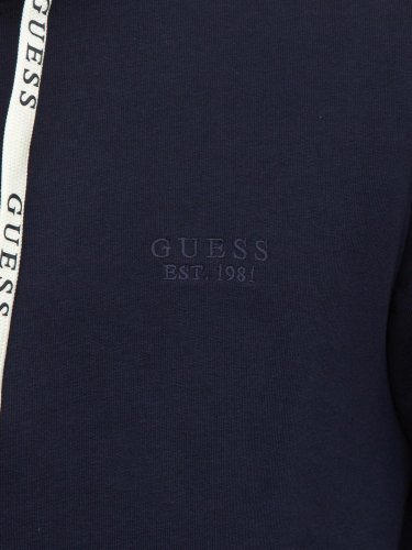 Чоловіча толстовка GUESS JEANS FELPE MANICA LUNGA BLU