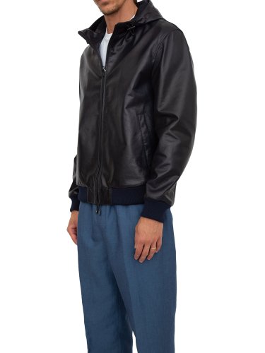 Мужская куртка ETRO PATCH C/CAPPUCCIO BLU