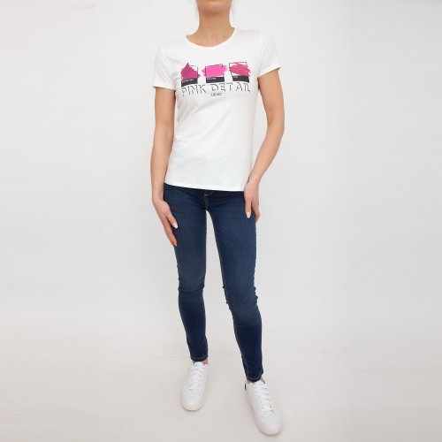 Жіноча футболка LIU JO T-SHIRT BIANCO