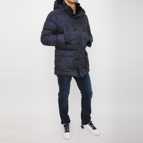 Мужская куртка ETRO PIUMINO LUNGO BLU