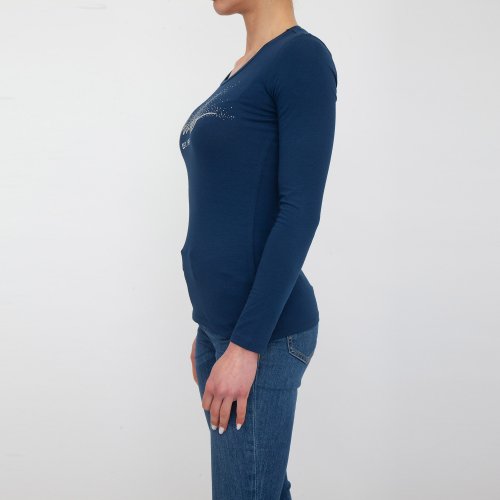 Женская футболка GUESS JEANS Graphic t-shirts BLU