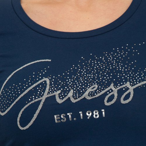 Женская футболка GUESS JEANS Graphic t-shirts BLU
