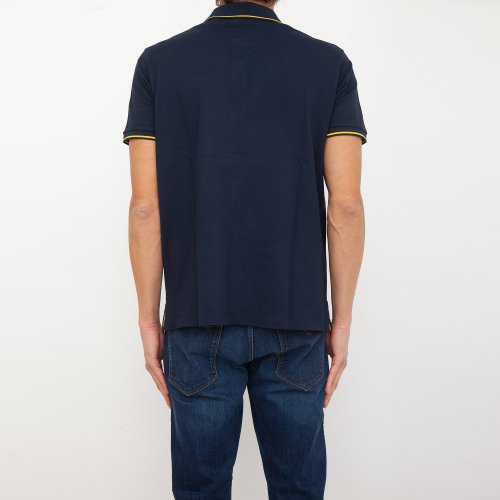 Мужское поло PAUL&SHARK POLO IN COTONE BLU