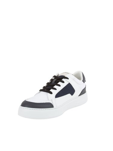 Чоловічі кросівки EMPORIO ARMANI SNK MFA+NYLON SMOOTY BIANCO