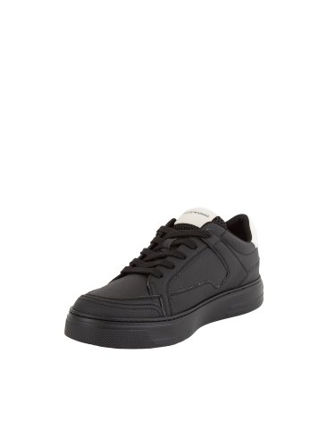Мужские кроссовки EMPORIO ARMANI SNK TUMBLED CALF LEA NERO