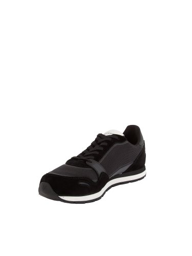 Мужские кроссовки EMPORIO ARMANI SNK C.SUEDE+H/S+ACT NERO