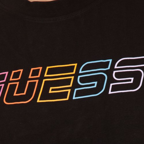 Женская футболка GUESS JEANS  TSHIRT MANICA CORTA NERO