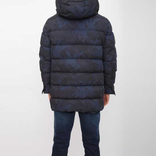 Мужская куртка ETRO PIUMINO LUNGO BLU