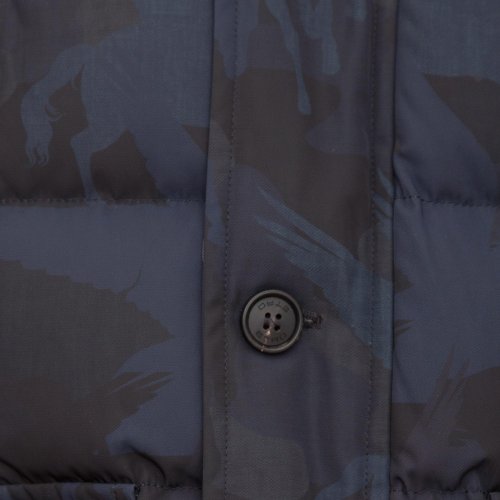 Мужская куртка ETRO PIUMINO LUNGO BLU