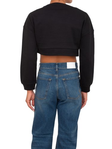 Жіноча толстовка PINKO Maglia tagliata NERO