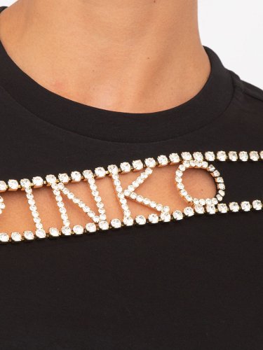 Женская футболка PINKO Jersey NERO