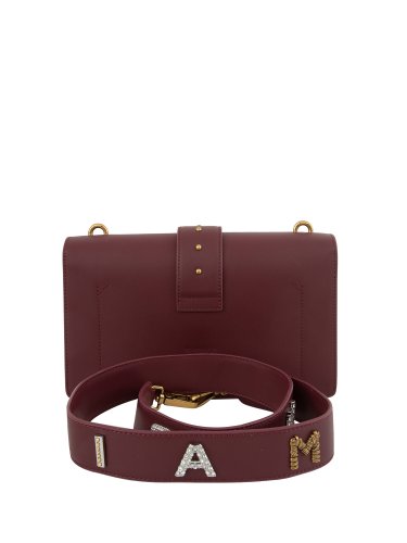 Женская кроссбоди PINKO Love Bag Borse BORDEAUX