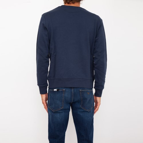 Мужская толстовка LA MARTINA MAN FLEECE CREW NECK FLEECE BLU