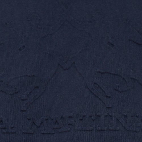 Мужская толстовка LA MARTINA MAN FLEECE CREW NECK FLEECE BLU