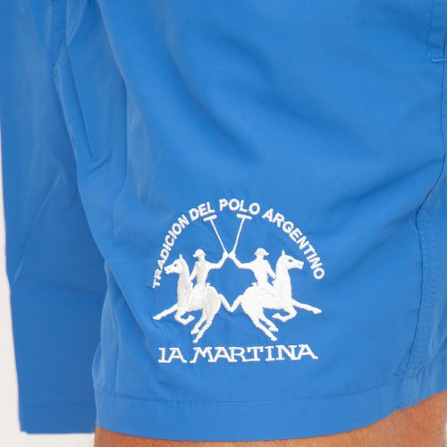 Мужские пляжные шорты LA MARTINA MAN SWIMWEAR NYLON BLU