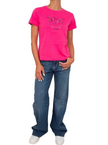 Жіноча футболка PINKO Jersey ROSA