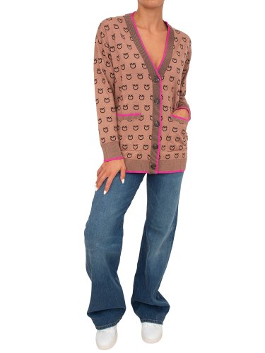Женский кардиган PINKO Maglia tricot CAMMELLO