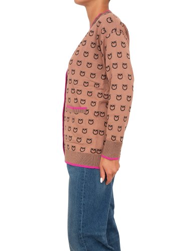 Женский кардиган PINKO Maglia tricot CAMMELLO