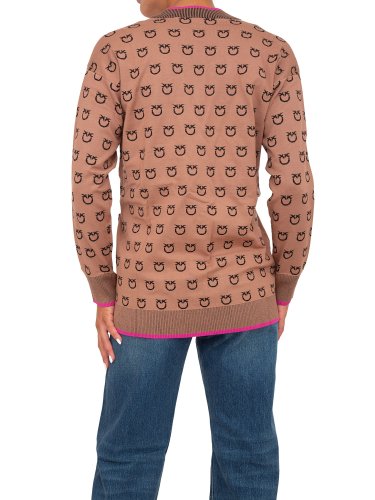 Женский кардиган PINKO Maglia tricot CAMMELLO