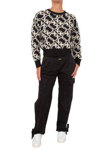 Жіночий светр PINKO Maglia tricot NERO