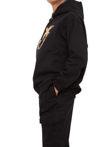 Жіноча толстовка PINKO Maglia tagliata NERO