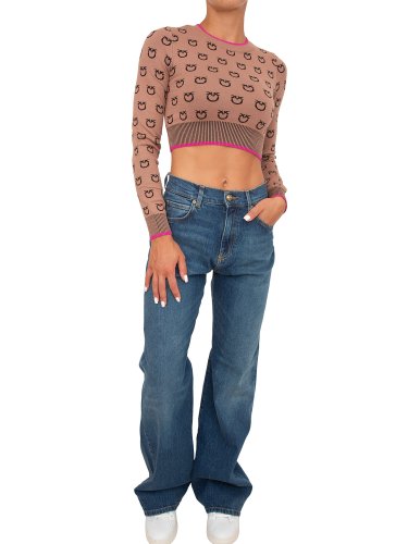 Жіночий светр PINKO Maglia tricot CAMMELLO