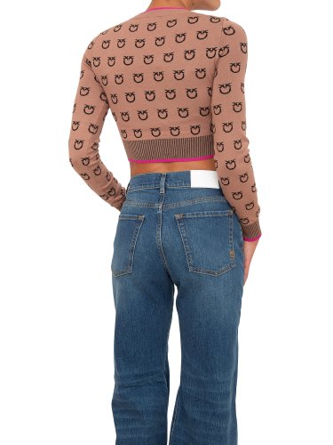 Жіночий светр PINKO Maglia tricot CAMMELLO