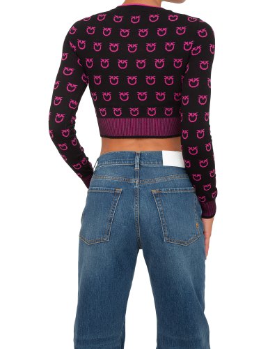 Жіночий светр PINKO Maglia tricot NERO