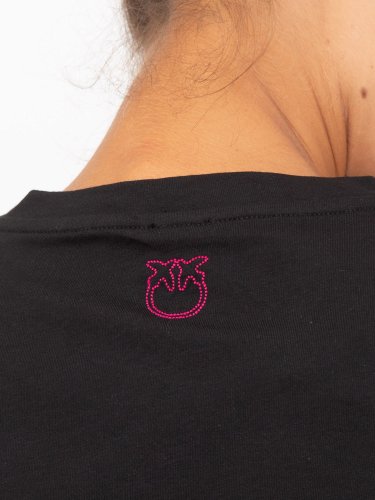 Женская футболка PINKO Jersey NERO