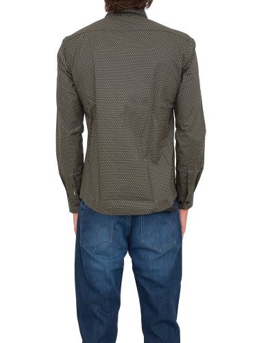Мужская рубашка с длинным рукавом BOSS Shirts VERDE