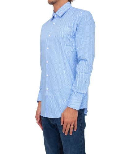Чоловіча сорочка з довгим рукавом BOSS Shirts AZZURRO