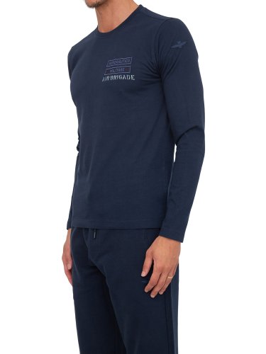 Чоловіча футболка AERONAUTICA MILITARE T-SHIRT M.L. BLU