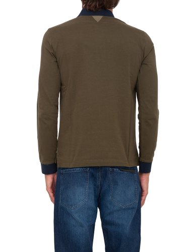 Чоловіче поло AERONAUTICA MILITARE POLO M.L. VERDE