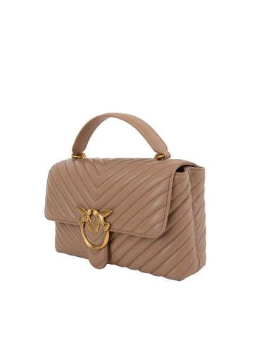 Жіноча кросбоді PINKO Love Bag Borse TAUPE