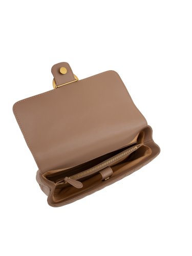 Жіноча кросбоді PINKO Love Bag Borse TAUPE